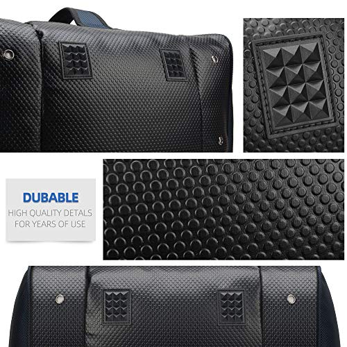 Turnway Ski/Snowboard Boot Bag/Skating Bag | Store Gear, Jacket, Helmet, Goggles, Gloves & Accessories | Travel With Waterproof Exterior & Bottom, Venting & Grommets For Snow Drainage (Blue) #TOP6