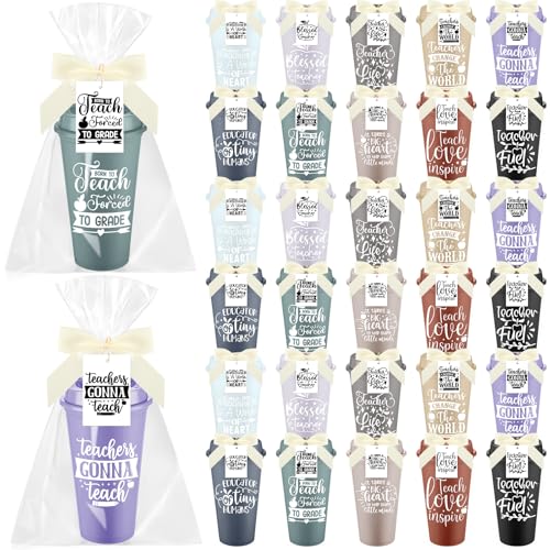 LemonRoad 30 Set Teacher Appreciation Gift Bulk,Cute Style,Dark Colors