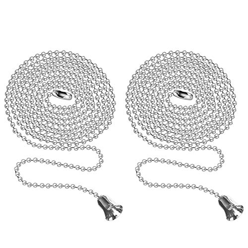 Pull Chain for Ceiling Fan and Light, ECUDIS Pack of 2 Ceiling fan pull