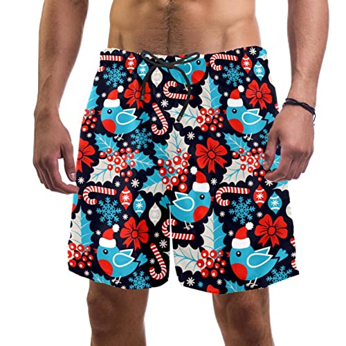 Maillots de bain pour hommes Noël JDEZ short de plage séchage rapide