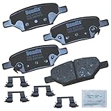 Bendix Priority1 CFC1033 Ceramic Rear Brake Pads for Select Models Chevrolet Cobalt, HHR, Malibu, Pontiac G4, G5, G6, Pursuit, Saturn Aura, Ion