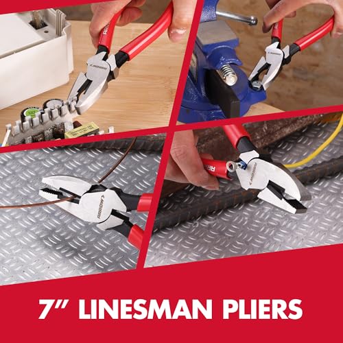ARROW 3PCS Pliers Set, Premium Carbon Steel, High Leverage Design by Arrow Fastener - Used condition - Image 8