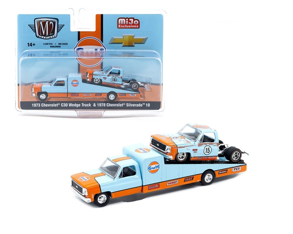 1:64 Diecast Model Car Compatible with 1973 Chevrolet C30 Wedge