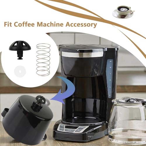 Image of 2-Pack Replacement Coffee Brew Basket Spring Loaded Stopper Kits | Fits Mr. Coffee, Black And Decker, Hamilton Coffee Maker Parts, Replaces Part Numbers 112435-000-000 185774-000-000