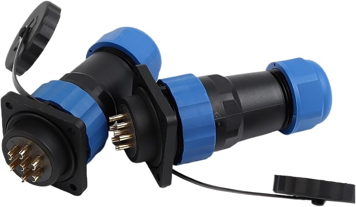 SP28 Straight Square Socket 2/3/4/5/6/7/9/10/12/14/16/19/22/24/26 Pin Male Female Cable Connector(SP28-6S)