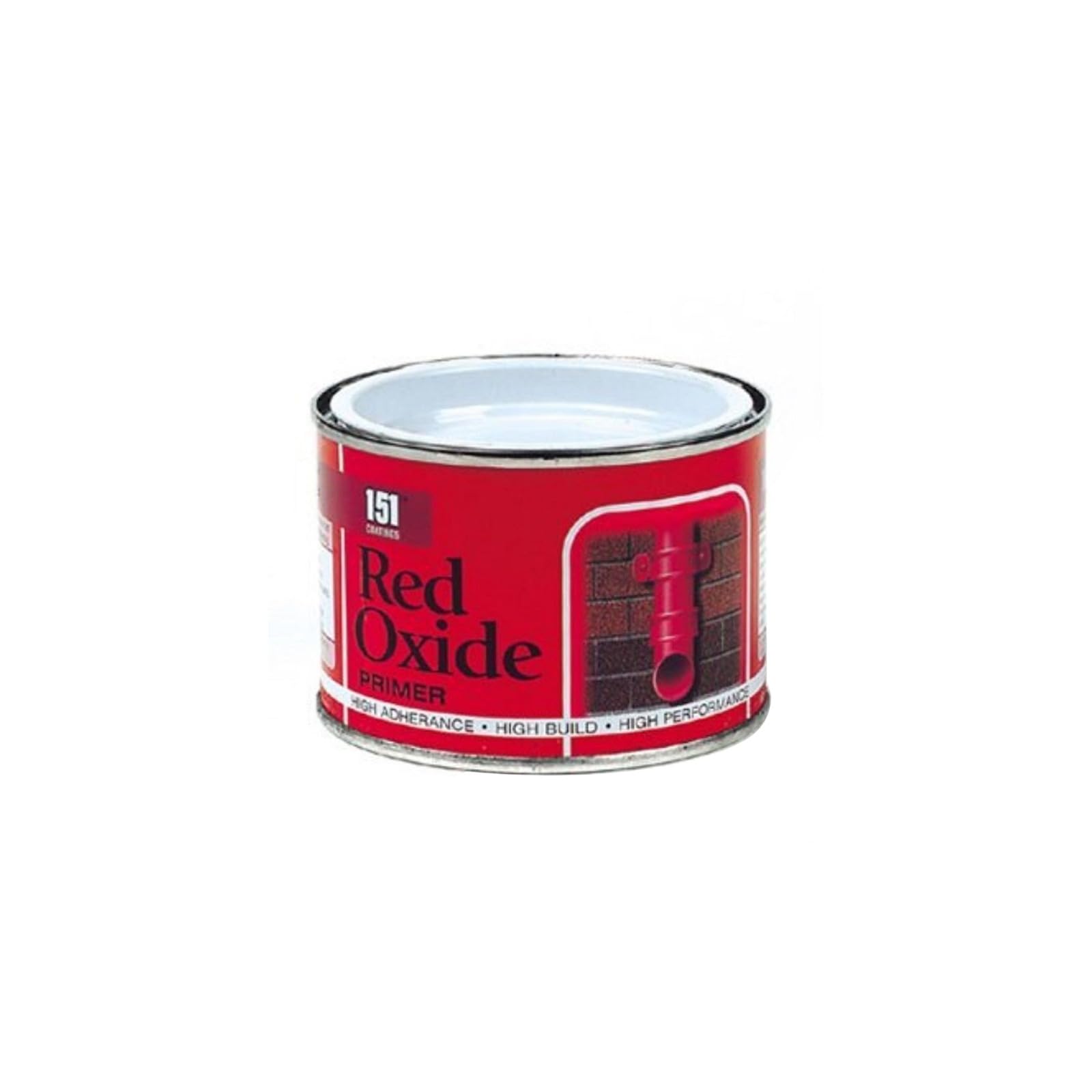 PNJB,151 Coatings Paint Primer All Purpose, Non-drip Gloss Paints, Hard Drying, Hard Built, And High Performance,180ml (Red Oxide Primer, Pack of 1)