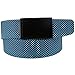 moonsix Nylon Web Belts for Men,Solid Color Casual Military Style Belt,Navy Blue & Sky Blue