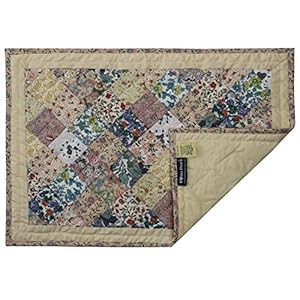 Brands Calico Country Floral Quilted Table MAT 14"X19" (Pack of Four) 5751PMV4 Brands Calico Country Floral Quilted Table MAT 14X19 Pack of Four 5751PMV4