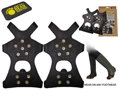 SNOW & ICE GRIPPERS/ SNOW CLEATS (Large) UK 6 to 8 [Apparel]