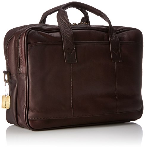 Claire Chase Platinum Briefcase, Cafe, One Size #TOP1