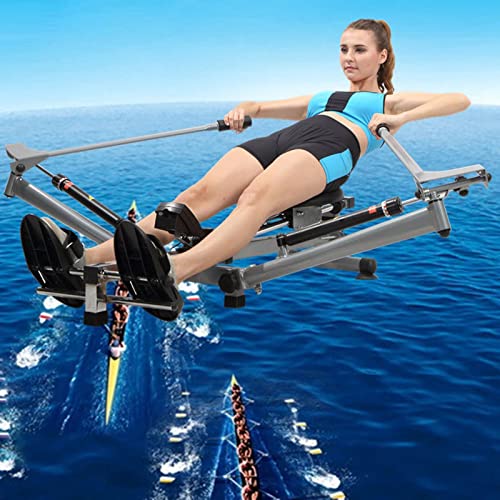 Image of Rowing Machines for Home Rowing Machine Folding Hydraulic Full Body Sports Home Simple Fitness Equipment