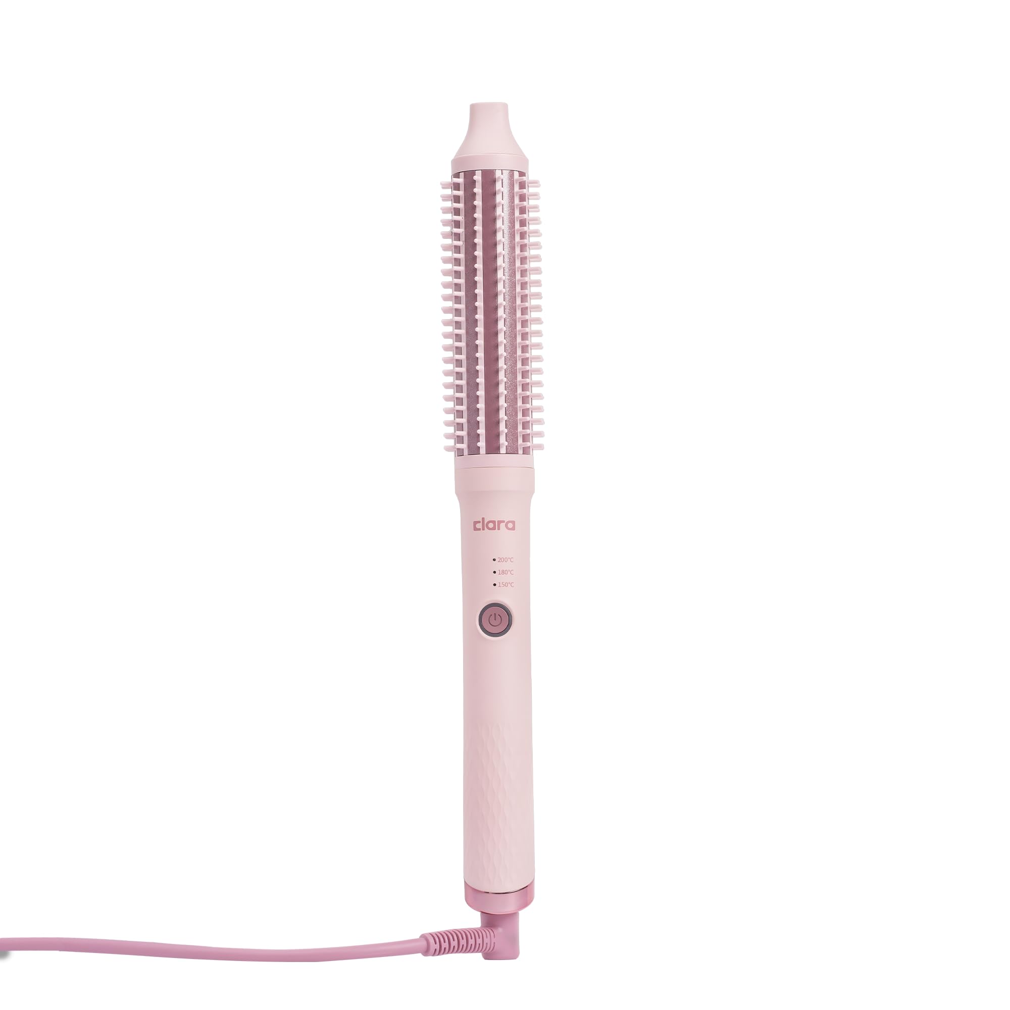 Clara, Anti-Frizz Ionic Slim Hot Brush, 3-in-1 hairstyling for blowouts, curls and straight hair, Two functions, one device