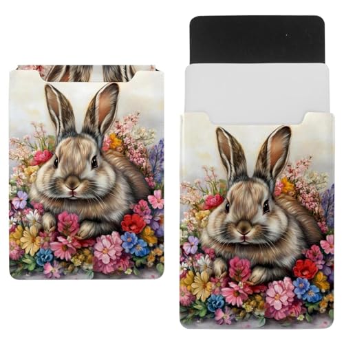Housse ordinateur portable velours hollandais de qualité supérieure motif floral raffiné