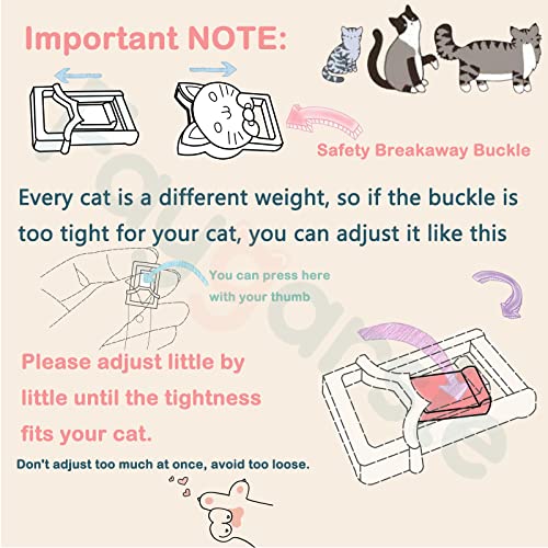 Faygarsle 2 Pack Cotton Breakaway Cat Collars With Bell Daisy Pendant Kitty Kitten Collars Green Orange Collar For Female Girl Cats Male Boy Cats #TOP4