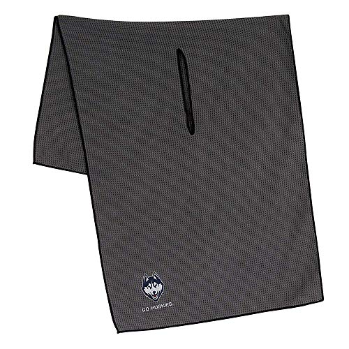 Team Effort Connecticut Huskies Grey Microfiber Towel