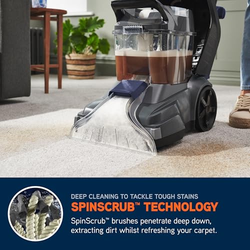 Vax SpinScrub Power Plus Carpet Cleaner - 1200W Upright Washer - Image 3