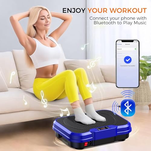 Image of NXSCI Vibration Plate Exercise Machine, Vibration Plate for Lymphatic Drainage Weight Loss, Shake Plate with 250 Speed Levels, 400 Lbs Capacity Full Body Workout for Home Office Gym