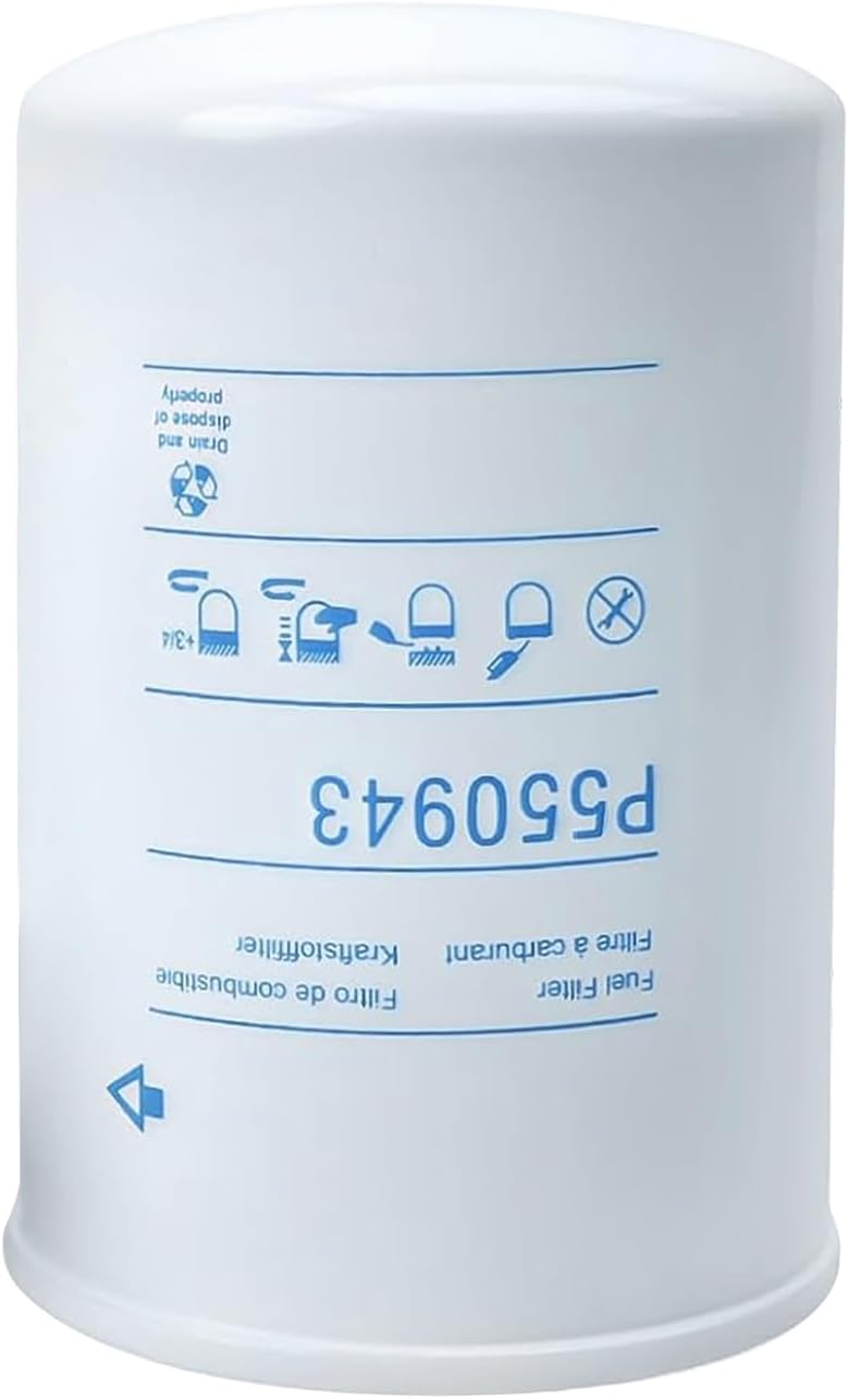 P550943 Fuel Filter Compatible with 2013-2025 GMC Sierra 1500 2500 3500 6.2L V8 2011-2023 Ford F-250 F-350 F-450 F-550 6.7L Diesel Replace 25011214,BF782,WIX 33124,P553(set of 6)