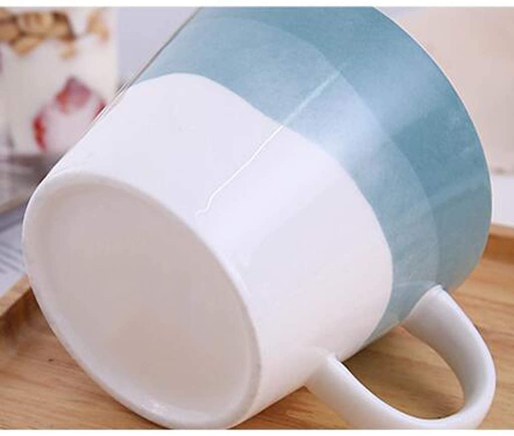 Taza de Café de Té Ceramic Mug Simple Morning Mug Milk Coffee Tea Breakfast Porcelain Cup para té de la tarde(A)