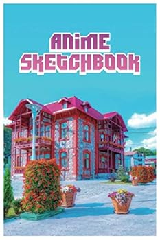 Anime Sketchbook : Colorful Anime Sketchbook Cover/ 100 Blank Sketching Pages/ 6x9 Inches/ Matte Finish Cover