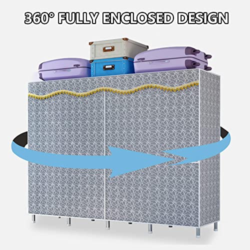 Armarios portátiles de lona ideales para ordenar el dormitorio de invitados 5