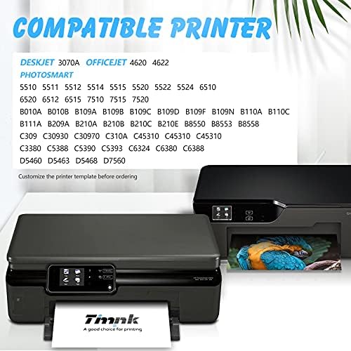 Timink 364XL Compatible for HP 364 364 XL Ink Cartridges for HP Deskjet 3070A Officejet 4620 4622 Photosmart 5510 5520 5524 6510 6520 6515 7510 7520 (4 Black, 2 Cyan, 2 Magenta, 2 Yellow, 10Pack)