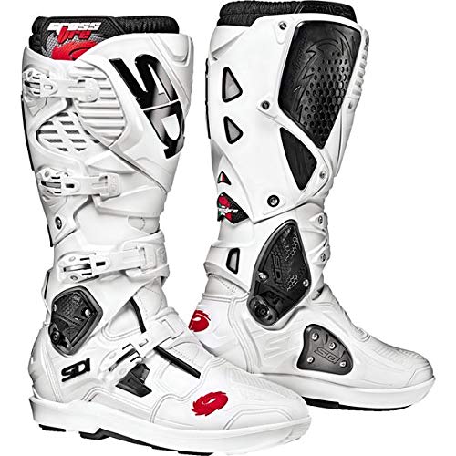 Sidi Crossfire 3 SRS Motorcycle Boots | Black/Grey | Sz 10 U.S./44 Euro