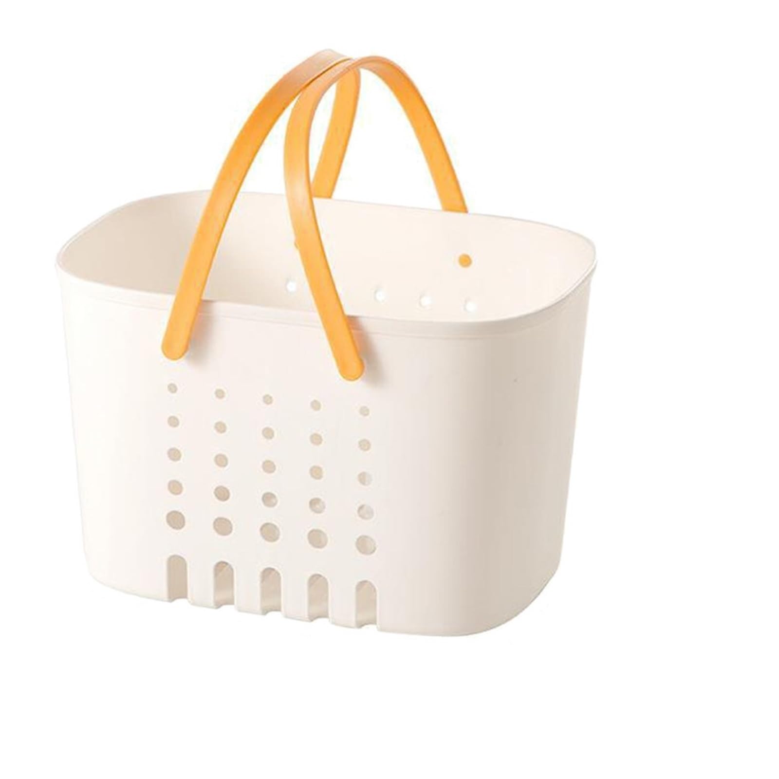 WSQHAO 2Pcs Portable Shower Basket Plastic Storage Caddy With Handle For Bathroom Organizer for Shower(Color2)