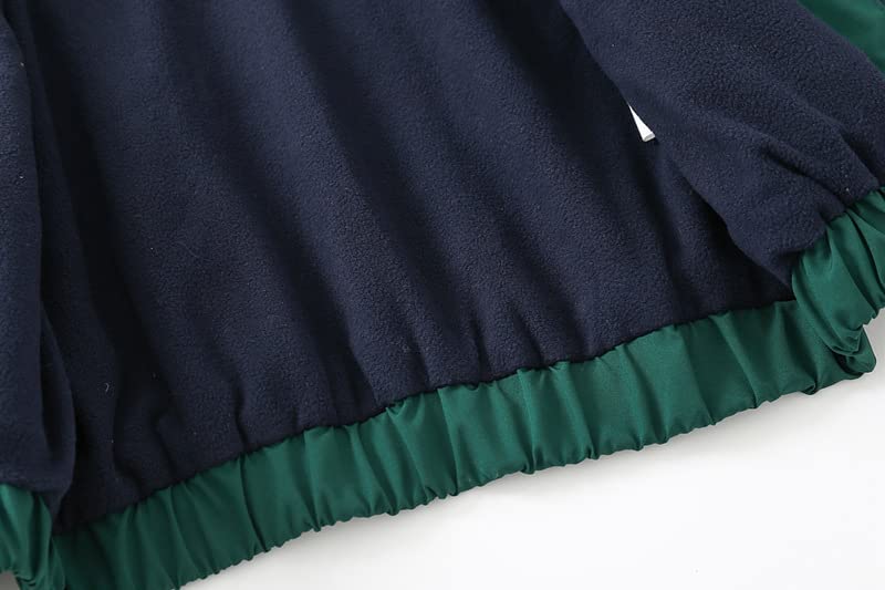 Meufam Boys Girls Color Block Hooded Zipper Windproof Lightweight Long Sleeve Active Jacket Rain Coat Windbreaker for Kids3