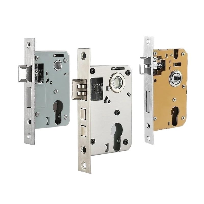 Serrure encastrée porte intérieure bois petit corps taille 58 axe 50