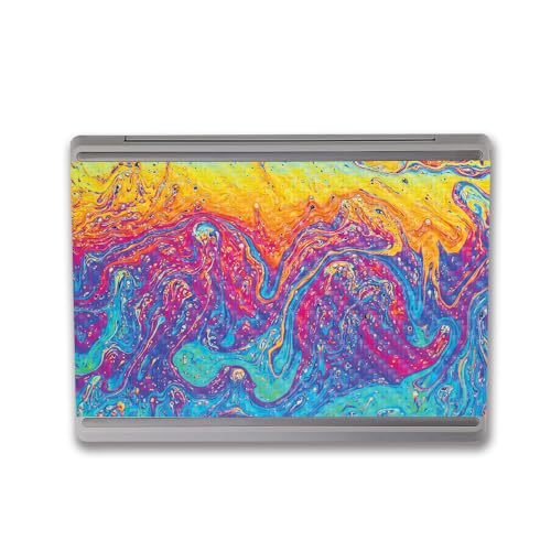 Image of MightySkins Carbon Fiber Skin Compatible with Microsoft Surface Laptop Go 3 (2023) Full Wrap Kit - Paint Currents | Protective Durable Textured Carbon Fiber Finish | Made in The USA