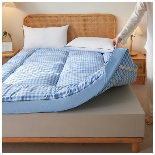 Copertura per futon giapponese salvaspazio, soluzione ideale per studenti e ospiti e vita minimalista, facile da riporre e adatta ai viaggi per piccoli spazi