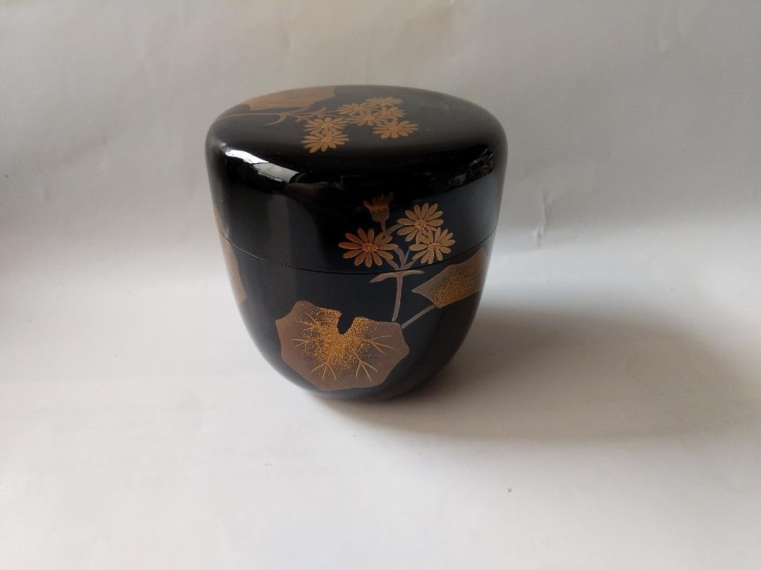 松下壬映 作 「 梅 」 蒔絵 漆器 漆芸 抹茶 茶道具 共箱 美品 です。