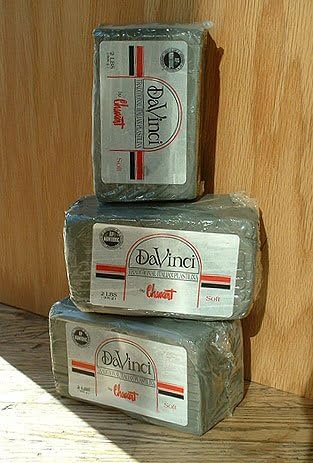 Chavant Davinci Plastiline Modeling Clay Firm Consistency Barra de 2 LB