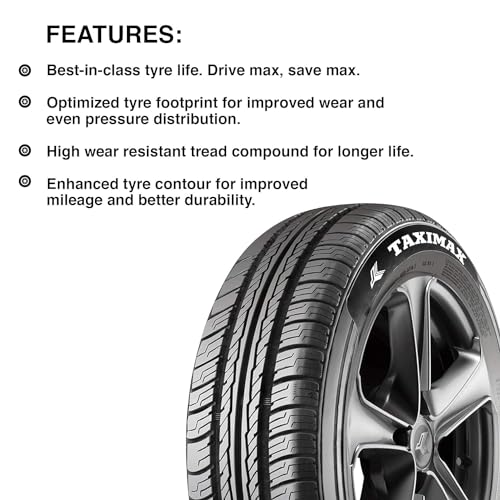 Image of JK Tyre 185 /65% R15 Taximax Tubeless Car Tyre