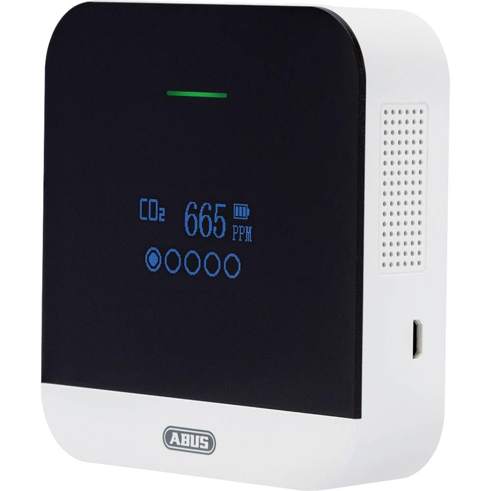 Abus Alarma de CO2 Blanc