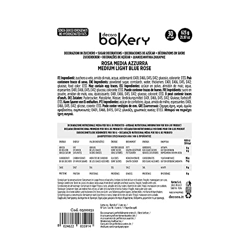 Decora 0500251 Cf 30 Rosa Medie Azzurro