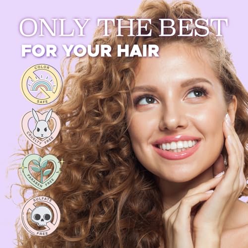 Image of LUSETA Curl Enhancing Shampoo for Curly Hair, Restore Bounce 16.9oz | with Coconut Oil, Define Curls for Wavy and Coily Hair, Lasting Moisture, Frizz Control, Soft Smooth Finish, Sulfate Free
