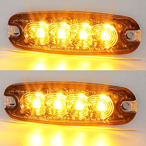 Luz estroboscópica de emergencia LED ámbar para averías en carretera y asistencia nocturna