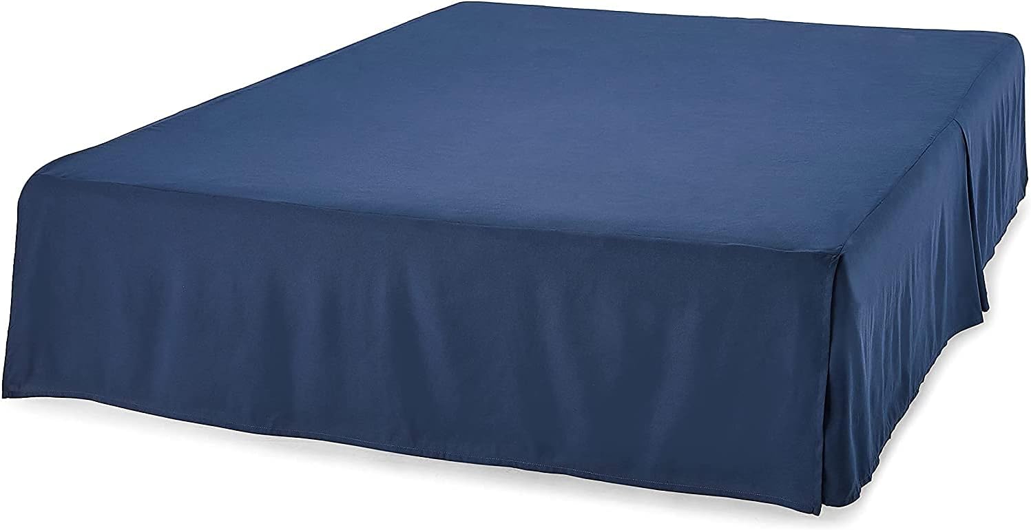 Wrap Around Pleated Bed Skirt-100 Percent Cotton-3 Fabric Sides Split Corner Bedskirt |600 Thread Counts| Tailored 16" Drop Length Ultimate Collection Beige Bed Skirt/Bed Frames King Size
