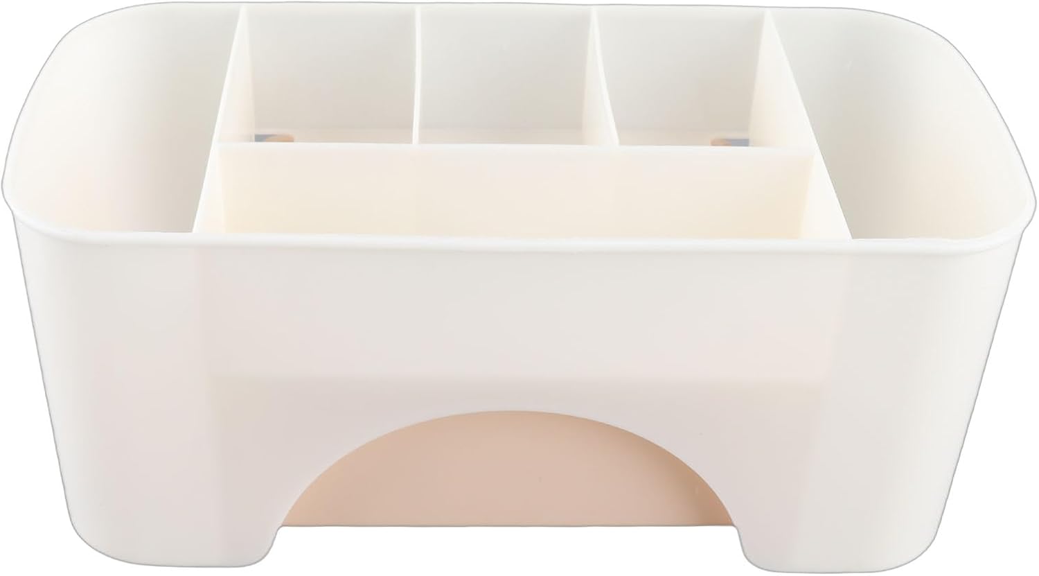 Mingzhe PP Cosmetics Organizer with 6 Compartments 1 Drawer for Makeup