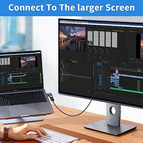 Image of ETZIN 90 Degree HDMI Adapter 8K, 48Gbps Left Angle Male to Female HDMI Adapter Extender Compatible with TV, Ro-ku, Fire Stick, Chrome-cast, Switch, Laptop, PC EPL-1057H.