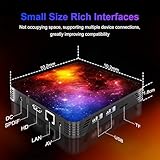 Android TV Box 4GB RAM 64GB ROM, Android 12.0, Mali-G31 GPU, Dual WiFi 2.4G/5G, Bluetooth 4.2, 4K UHD Media Player, Airplay & Miracast Support, Mini Wireless Backlit Keyboard Included - Image 3