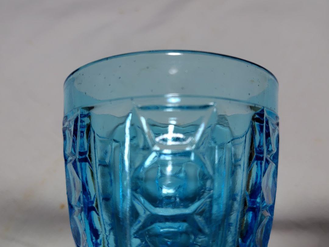 氷コップ　ガラス　アイスクリーム　レトロ　プレスガラス　2客 氷コップ ガラス アイスクリーム レトロ プレスガラス 2客