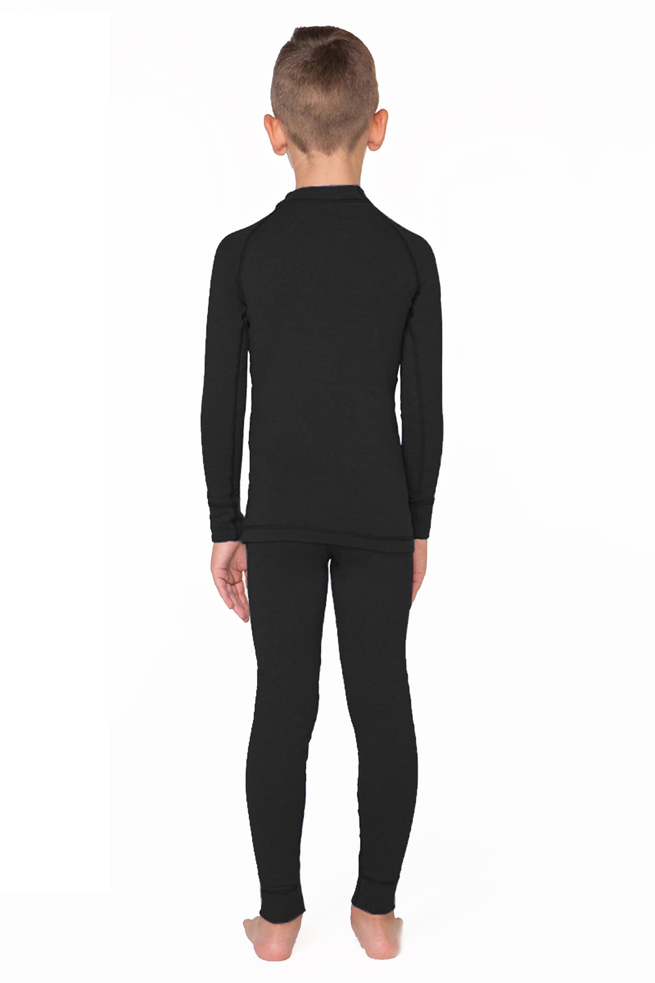 meteor Set Biancheria Intima per Bambini Funzione Set Termica con Maglia a Maniche Lunghe e Pantaloni Termici - Termoattivo Transpirante Morbido, Calde Set per Ragazzo e Ragazza