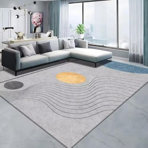 Tapis Nordique Morandi Lavable pour une Table Basse Élégante - 2