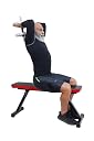 IBS Heavy Duty Flat Bench- 280 kg Capacity Utility Exercise Bench for Weight Strength Training, Sit Up Abs Fitness Bench Press for Full Body Workout of Home Gym(Flat,black) gallery image