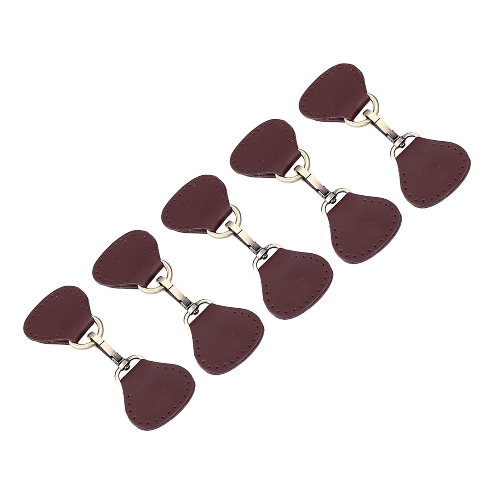 Leather Keychain, Multifunctional Waterproof Leather, 5 Sets of Engraving Leather Keychain