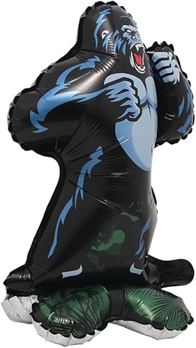 Miniatura 6 de Globos de animales 3D autosostenibles Fox Koala León Elefante Panda Vaca Conejo dinosaurio Triceratops Estegosaurio para baby shower, globos de