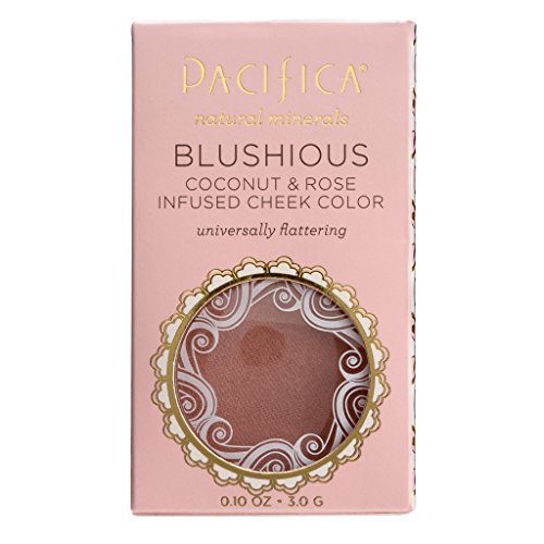 Pacifica Beauty Blushious Coconut & Rose Infused Cheek Color, Wild Rose, 0.10 Ounce